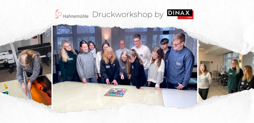 Hahnemühle Azubi Workshop bei DINAX zum FineArt Inkjet Druck