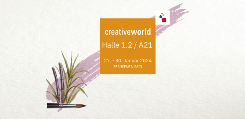 Hahnemühle auf der Messe Creativeworld 2024 mit neuen, nachhaltigen Künstlerpapieren aus Zuckerrohr Hahnemühle auf der Messe Creativeworld 2024 mit neuen Künstlerpapieren