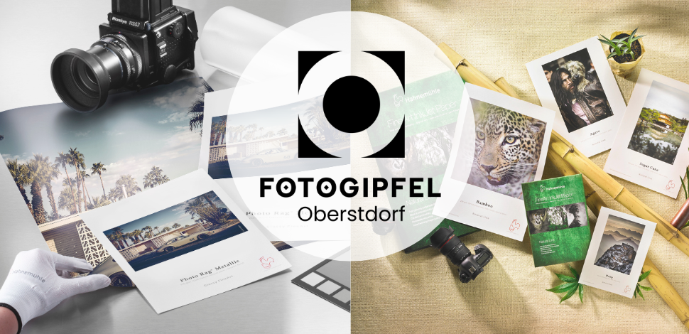 Exklusiver Papierpartner des Fotogipfels Oberstdorf 2024: Hahnemühle mit FineArt Inket Fotopapieren Exklusiver Papierpartner des Fotogipfels Oberstdorf 2024: Hahnemühle mit FineArt Inket Fotopapieren