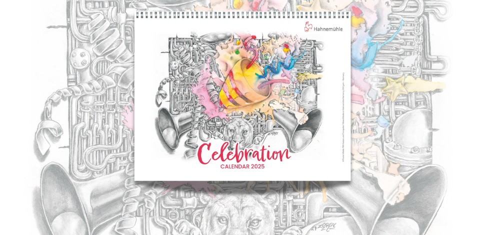 Hahnemühle Internationaler Malwettbewerb Let´s celebrate: Die Gewinner des internationalen Malwettbewerbs mit dem Thema "Celebration"für den Hahnemühle Kunstkalender 2025