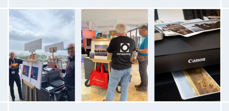 Hahnemühle ist Partner für Fine Art Prints und Fotodrucke auf dem Oberstdorfer Fotogipfel und präsentiert Bilder auf nachhaltigen Inkjet- und Fotopapieren