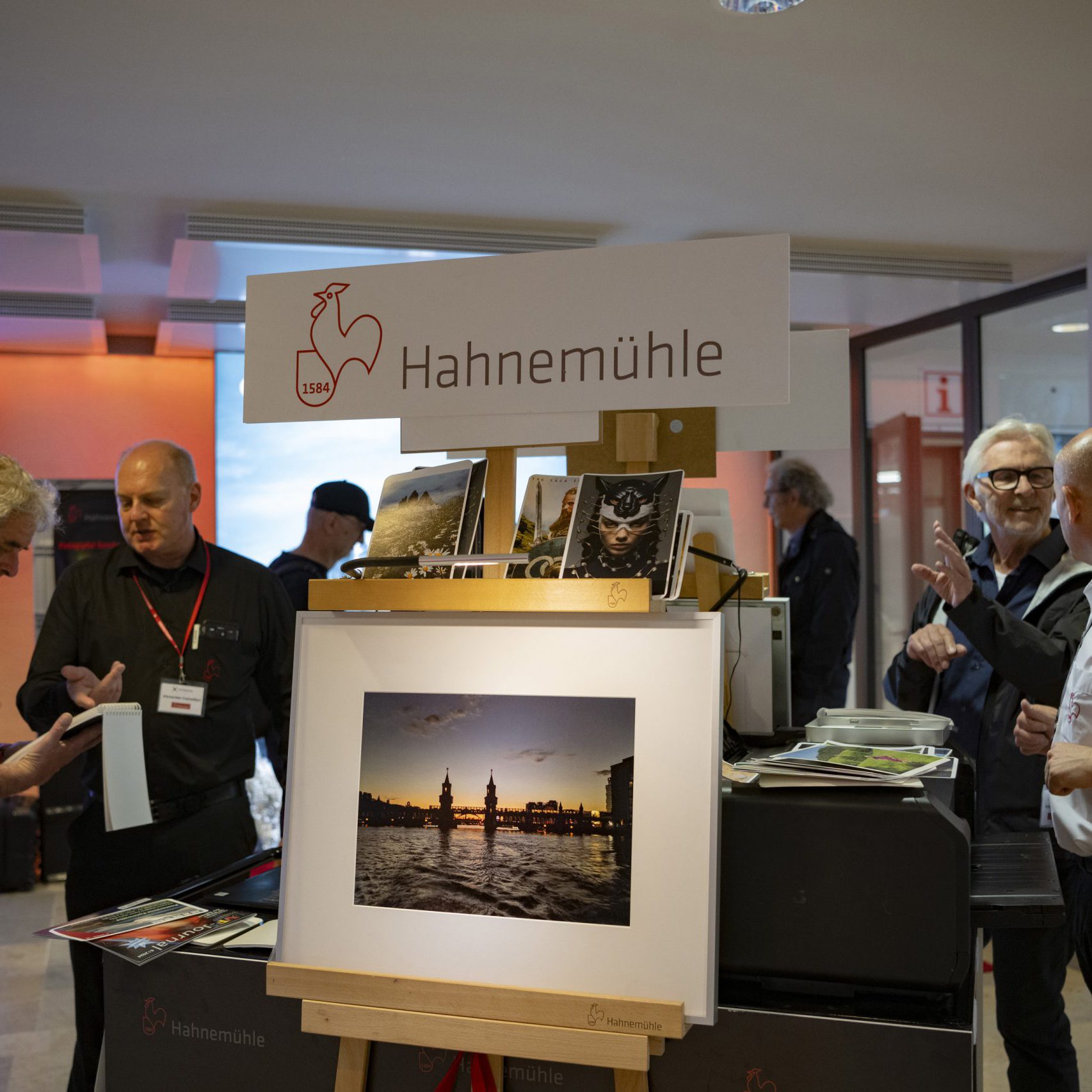 Hahnemühles mobile Druckstation für FineArt und Foto-Druck beim Oberstdorfer Fotogipfel ©René Zieger