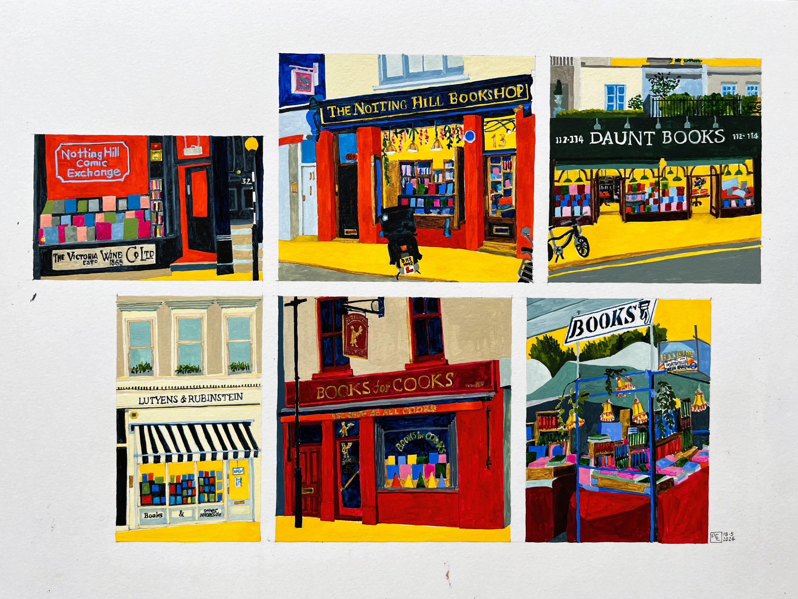 Bookshops Nottinghill May 2024