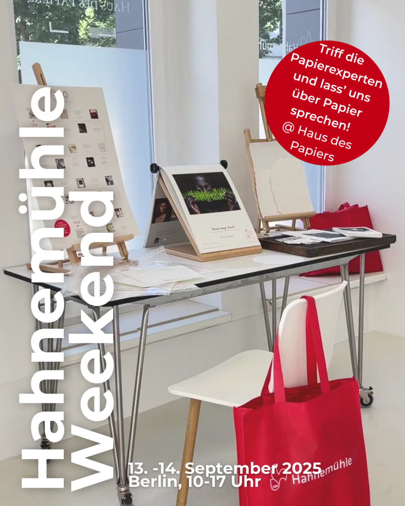Alles über Papier erfahren: Beim 5. Hahnemühle Weekend im Haus des Papiers Berlin
