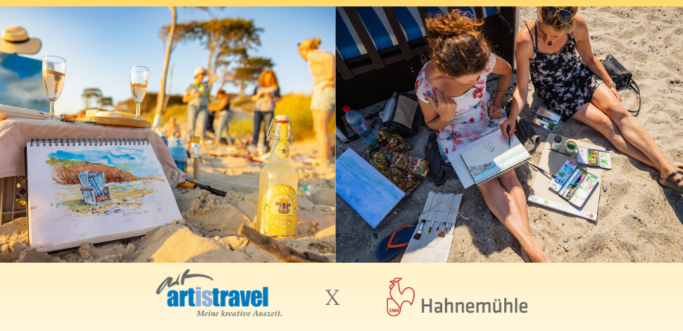 Blogheader artistravel x Hahnemühle - Qualität verbindet