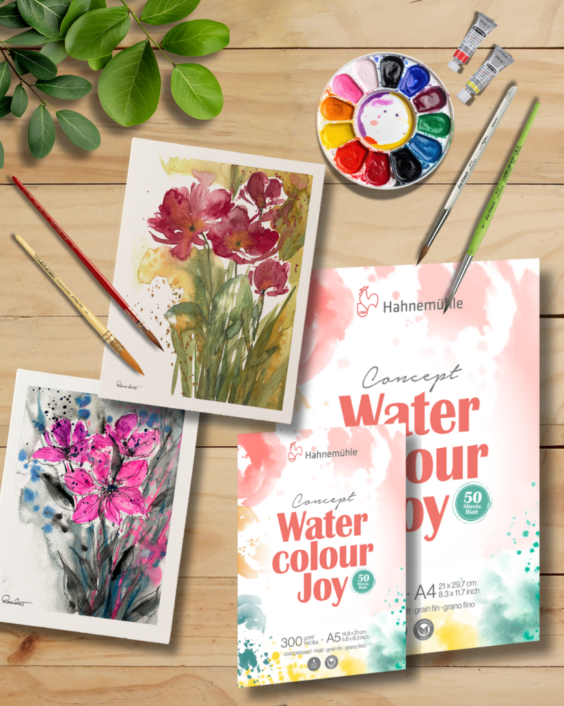 Hahnemühle Watercolour Joy - Aquarellpapier für jeden Tag Hahnemühle Aquarellpapier Watercolour Joy für Einsteiger