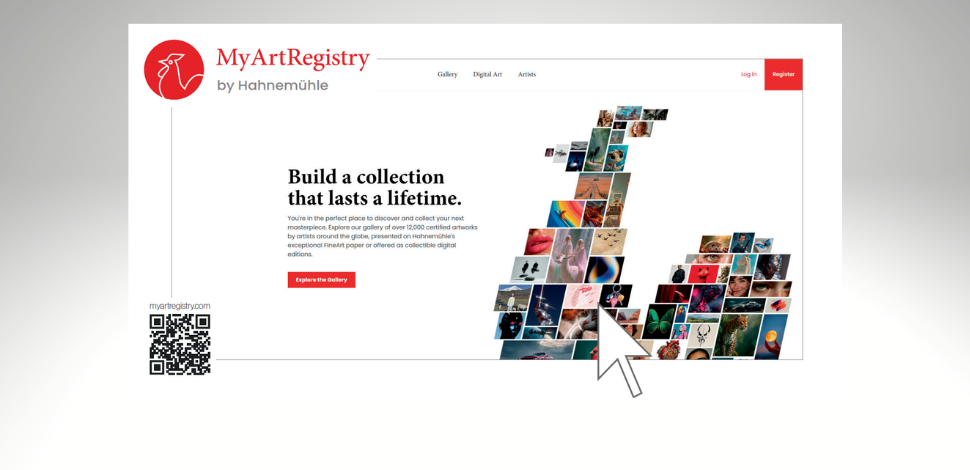 Hahnemühles My Art Registry ist eine Plattform für zertifizierte Kunst auf Papier für den digitalen Kunsthandel