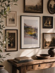 ,,Dusk over ridge" Fine-Art Print an einer Bilderwand ,,Dusk over ridge" Fine-Art Print an einer Bilderwand